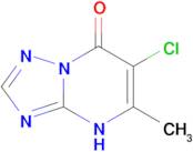 6-Chloro-5-methyl-4H-[1,2,4]triazolo[1,5-a]pyrimidin-7-one