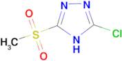 3-Chloro-5-methanesulfonyl-1H-[1,2,4]triazole