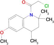 2-Chloro-1-(6-methoxy-2,2,4-trimethyl-3,4-dihydro-2H-quinolin-1-yl)-ethanone