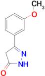 5-(3-Methoxy-phenyl)-2,4-dihydro-pyrazol-3-one
