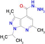 1-Isopropyl-3,6-dimethyl-1H-pyrazolo[3,4-b]pyridine-4-carboxylic acid hydrazide