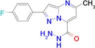 2-(4-Fluoro-phenyl)-5-methyl-pyrazolo[1,5-a]pyrimidine-7-carboxylic acid hydrazide