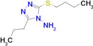 3-Butylsulfanyl-5-propyl-[1,2,4]triazol-4-ylamine