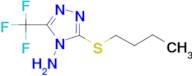 3-Butylsulfanyl-5-trifluoromethyl-[1,2,4]triazol-4-ylamine