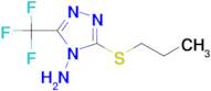 3-Propylsulfanyl-5-trifluoromethyl-[1,2,4]triazol-4-ylamine