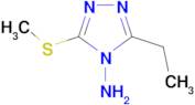 3-Ethyl-5-methylsulfanyl-[1,2,4]triazol-4-ylamine