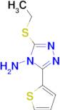 3-Ethylsulfanyl-5-thiophen-2-yl-[1,2,4]triazol-4-ylamine