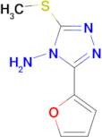 3-Furan-2-yl-5-methylsulfanyl-[1,2,4]triazol-4-ylaylamine