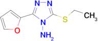 3-Ethylsulfanyl-5-furan-2-yl-[1,2,4]triazol-4-ylamine