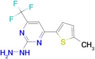 [4-(5-Methyl-thiophen-2-yl)-6-trifluoromethyl-pyrimidin-2-yl]-hydrazine