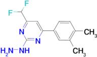 [4-Difluoromethyl-6-(3,4-dimethyl-phenyl)-pyrimidin-2-yl]-hydrazine