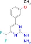 [4-Difluoromethyl-6-(3-methoxyphenyl)-pyrimidin-2-yl]-hydrazine