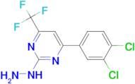 [4-(3,4-Dichloro-phenyl)-6-trifluoromethyl-pyrimidin-2-yl]-hydrazine