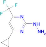 (4-Cyclopropyl-6-trifluoromethyl-pyrimidin-2-yl)-hydrazine