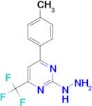 (4- p -Tolyl-6-trifluoromethyl-pyrimidin-2-yl)-hydrazine