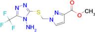 1-(4-Amino-5-trifluoromethyl-4 H -[1,2,4]triazol-3-ylsulfanylmethyl)-1 H -pyrazole-3-carboxylic ...