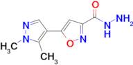 5-(1,5-Dimethyl-1 H -pyrazol-4-yl)-isoxazole-3-carboxylic acid hydrazide