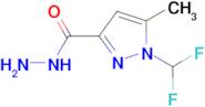 1-Difluoromethyl-5-methyl-1 H -pyrazole-3-carboxylic acid hydrazide