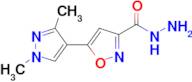 5-(1,3-Dimethyl-1 H -pyrazol-4-yl)-isoxazole-3-carboxylic acid hydrazide