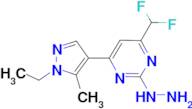 [4-Difluoromethyl-6-(1-ethyl-5-methyl-1 H -pyrazol-4-yl)-pyrimidin-2-yl]-hydrazine