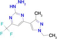 [4-(1-Ethyl-3-methyl-1 H -pyrazol-4-yl)-6-trifluoromethyl-pyrimidin-2-yl]-hydrazine