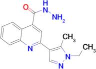 2-(1-Ethyl-5-methyl-1 H -pyrazol-4-yl)-quinoline-4-carboxylic acid hydrazide