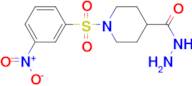 1-(3-Nitro-benzenesulfonyl)-piperidine-4-carboxylic acid hydrazide