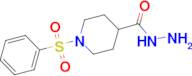1-Benzenesulfonyl-piperidine-4-carboxylic acid hydrazide