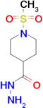 1-Methanesulfonyl-piperidine-4-carboxylic acid hydrazide