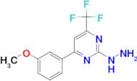 [4-(3-Methoxy-phenyl)-6-trifluoromethyl-pyrimidin-2-yl]-hydrazine