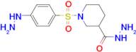 1-(4-Hydrazino-benzenesulfonyl)-piperidine-3-carboxylic acid hydrazide