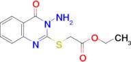 (3-Amino-4-oxo-3,4-dihydro-quinazolin-2-ylsulfanyl)-acetic acid ethyl ester