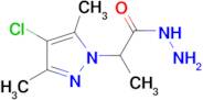 2-(4-Chloro-3,5-dimethyl-pyrazol-1-yl)-propionic acid hydrazide