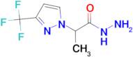2-(3-Trifluoromethyl-pyrazol-1-yl)-propionic acidhydrazide