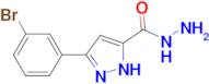 5-(3-Bromo-phenyl)-1 H -pyrazole-3-carboxylic acid hydrazide