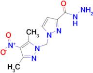 1-(3,5-Dimethyl-4-nitro-pyrazol-1-ylmethyl)-1 H -pyrazole-3-carboxylic acid hydrazide