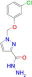 1-(3-Chloro-phenoxymethyl)-1 H -pyrazole-3-carboxylic acid hydrazide