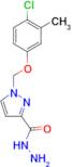 1-(4-Chloro-3-methyl-phenoxymethyl)-1 H -pyrazole-3-carboxylic acid hydrazide