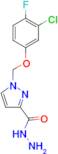 1-(3-Chloro-4-fluoro-phenoxymethyl)-1 H -pyrazole-3-carboxylic acid hydrazide