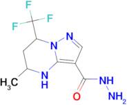 5-Methyl-7-trifluoromethyl-4,5,6,7-tetrahydro-pyrazolo[1,5- a ]pyrimidine-3-carboxylic acid hydraz…
