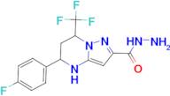 5-(4-Fluoro-phenyl)-7-trifluoromethyl-4,5,6,7-tetrahydro-pyrazolo[1,5- a ]pyrimidine-2-carboxylic …