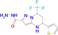 5-(Thiophen-2-yl)-7-(trifluoromethyl)-4,5,6,7-tetrahydropyrazolo[1,5-a]pyrimidine-2-carbohydrazide