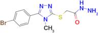 [5-(4-Bromo-phenyl)-4-methyl-4 H -[1,2,4]triazol-3-ylsulfanyl]-acetic acid hydrazide