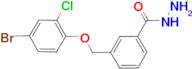 3-[(4-Bromo-2-chlorophenoxy)methyl]benzohydrazide