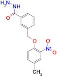 3-[(4-Methyl-2-nitrophenoxy)methyl]benzohydrazide