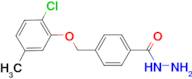 4-[(2-Chloro-5-methylphenoxy)methyl]benzohydrazide