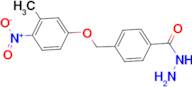 4-[(3-Methyl-4-nitrophenoxy)methyl]benzohydrazide