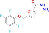 5-[(2,3,5,6-Tetrafluorophenoxy)methyl]furan-2-carbohydrazide