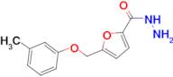 5-[(m-Tolyloxy)methyl]furan-2-carbohydrazide