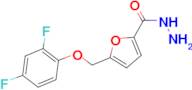 5-[(2,4-Difluorophenoxy)methyl]furan-2-carbohydrazide